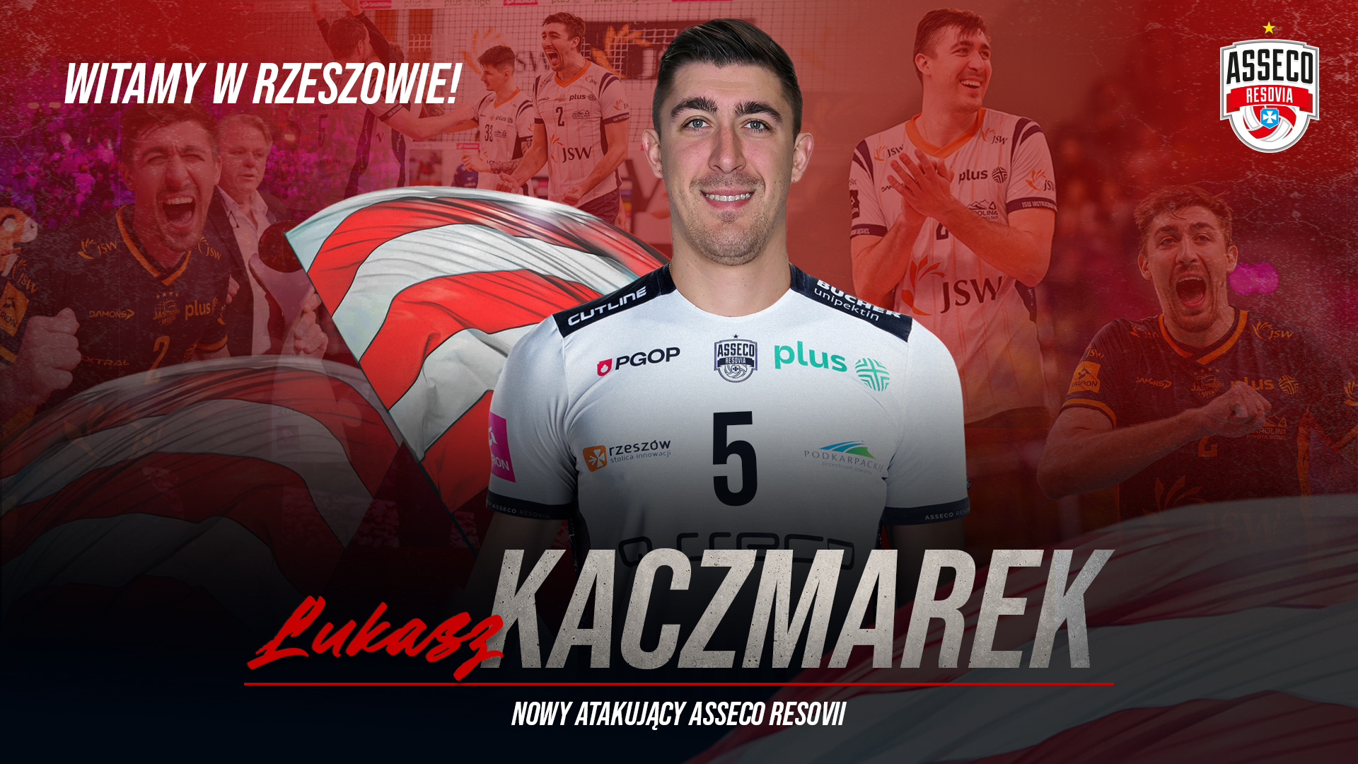 Łukasz Kaczmarek New Opposite Hitter of Asseco Resovia Rzeszów